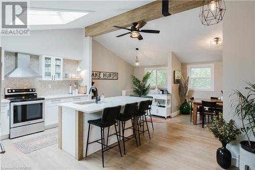 Renovated kitchen in 2021 - 12 Mitchell Lane, Saugeen Shores, ON - Indoor Photo Showing Kitchen