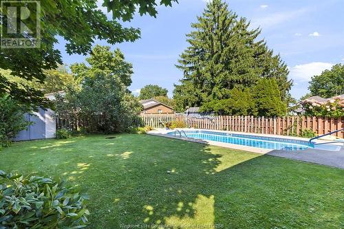 168 Coghill, Kingsville, ON - Outdoor With In Ground Pool With Backyard