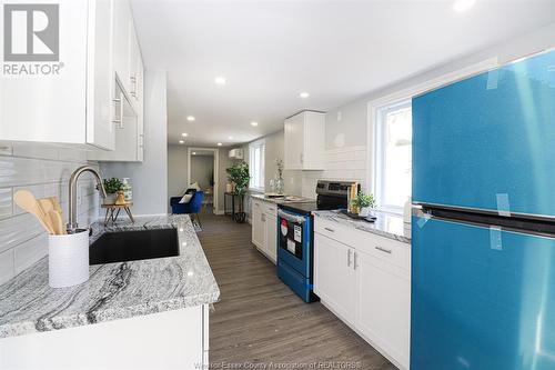 459 Ellis Street Unit# Upper, Windsor, ON - Indoor Photo Showing Kitchen With Upgraded Kitchen