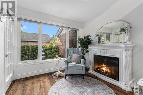 44 Innesbrook Court, Stittsville, ON - Indoor Photo Showing Living Room With Fireplace