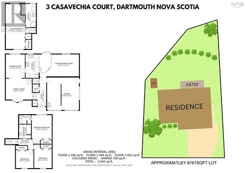 3 Casavechia Court, Dartmouth, NS 