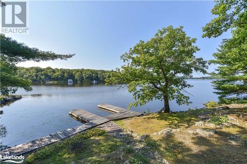 View of dock with a water view - 2910 Maclean Lk N S Rd Road, Port Severn, ON - Outdoor With Body Of Water With View