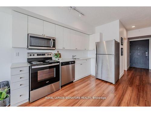 417-1 Wellington St, Brantford, ON - Indoor Photo Showing Kitchen With Stainless Steel Kitchen