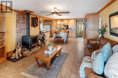 4 Pulley Road, Leamington, ON - Indoor Photo Showing Living Room With Fireplace