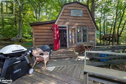 Bunkie is just off The Deck and Entrance to The Cottage - 