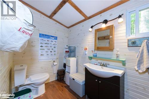 Bunkie 2 pc and Laundry - 21 Severn River Sr406 Shores S, Muskoka Lakes Twp, ON - Indoor Photo Showing Bathroom