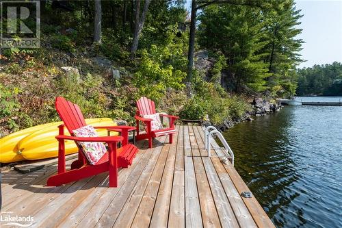 21 Severn River Sr406 Shores S, Muskoka Lakes Twp, ON - Outdoor With Body Of Water With Deck Patio Veranda