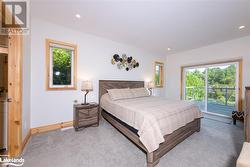 Primary Bedroom with Walk out to Deck - 