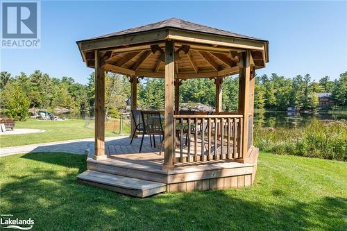 Waterside Gazebo - 149 John Buchler Road, Port Severn, ON - Outdoor With Deck Patio Veranda