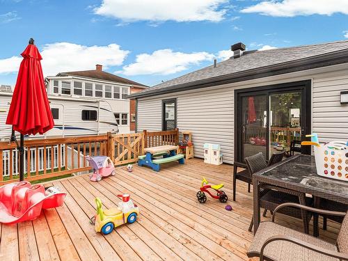 Balcony - 123 Rue Gendreau, Coaticook, QC - Outdoor With Deck Patio Veranda With Exterior