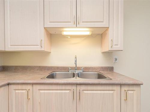 315-1485 Garnet Rd, Saanich, BC - Indoor Photo Showing Kitchen With Double Sink