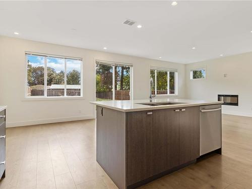 1047 Goldstream Ave, Langford, BC - Indoor Photo Showing Kitchen With Double Sink