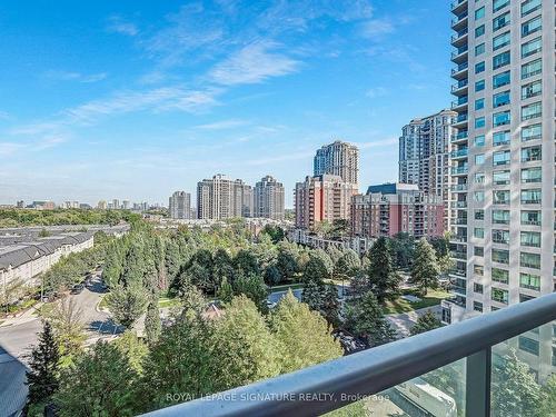 806-18 Harrison Garden Blvd, Toronto, ON - Outdoor With Balcony With View