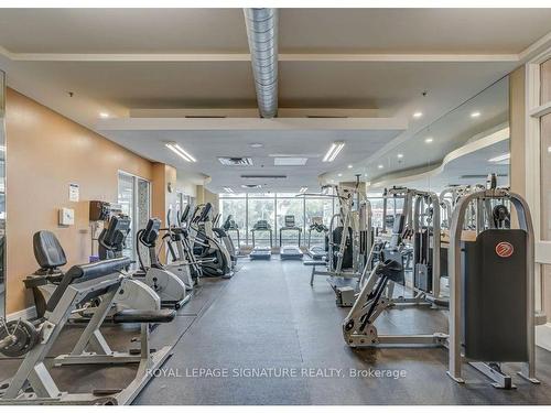 806-18 Harrison Garden Blvd, Toronto, ON - Indoor Photo Showing Gym Room