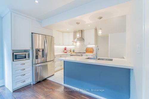 28 Sixth St, Toronto, ON - Indoor Photo Showing Kitchen With Stainless Steel Kitchen