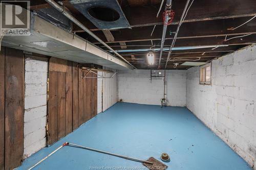 850 Gladstone, Windsor, ON - Indoor Photo Showing Basement