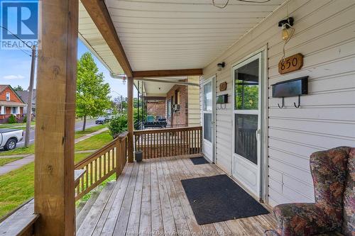 850 Gladstone, Windsor, ON - Outdoor With Deck Patio Veranda With Exterior