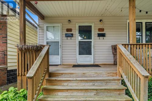 848 Gladstone, Windsor, ON - Outdoor With Deck Patio Veranda With Exterior