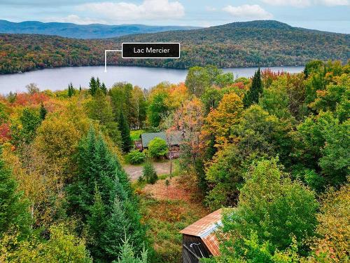 Aerial photo - 466 Ch. Du Lac-Mercier, Mont-Tremblant, QC - Outdoor With Body Of Water With View