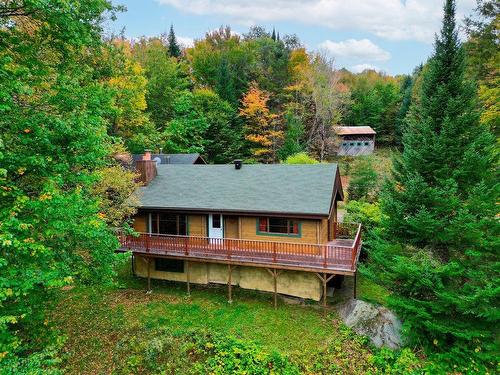 Aerial photo - 466 Ch. Du Lac-Mercier, Mont-Tremblant, QC - Outdoor With Deck Patio Veranda