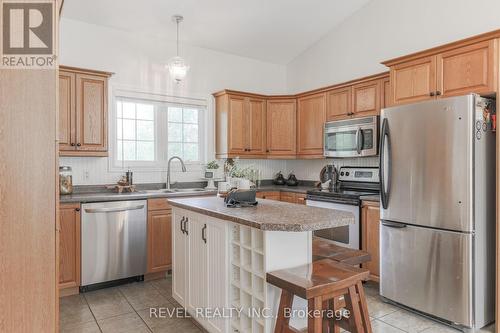 9 Grills Road, Kawartha Lakes, ON - Indoor Photo Showing Kitchen With Double Sink