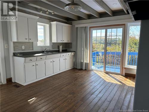 53 Dugal Street, Grand Falls, NB - Indoor Photo Showing Kitchen With Double Sink