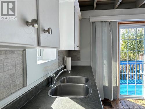 53 Dugal Street, Grand Falls, NB - Indoor Photo Showing Kitchen With Double Sink