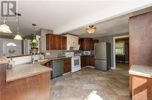 70 Baxter, Lower Coverdale, NB - Indoor Photo Showing Kitchen With Double Sink