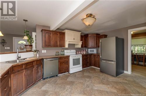 70 Baxter, Lower Coverdale, NB - Indoor Photo Showing Kitchen With Double Sink