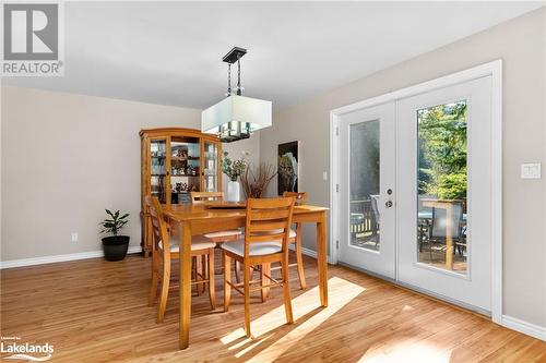 Dining Area W/O To Backyard - 3 Cormack Crescent, Bracebridge, ON - Indoor Photo Showing Dining Room