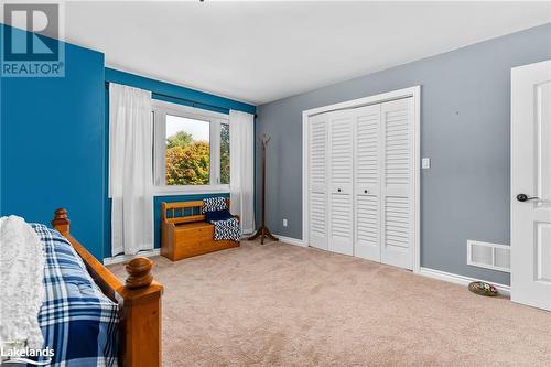 Primary Bedroom W/ Walk In Closet - 3 Cormack Crescent, Bracebridge, ON - Indoor Photo Showing Bedroom