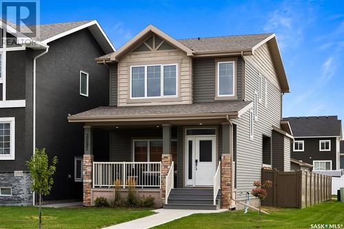 3297 Copeland Road, Regina, SK - Outdoor With Deck Patio Veranda With Facade