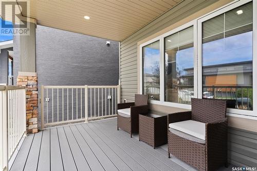 3297 Copeland Road, Regina, SK - Outdoor With Deck Patio Veranda With Exterior