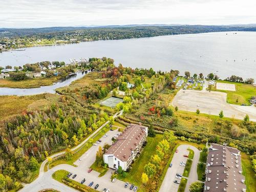 Aerial photo - 305-2100 Place Du Club-Memphré, Magog, QC - Outdoor With Body Of Water With View