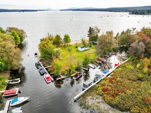 Photo aÃ©rienne - 305-2100 Place Du Club-Memphré, Magog, QC - Outdoor With Body Of Water With View