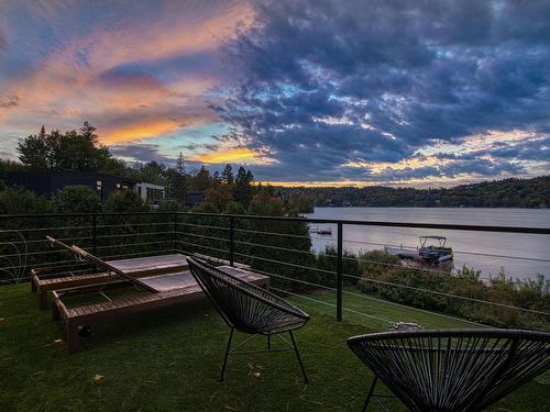 Terrasse - 245 Ch. Du Tour-Du-Lac, Lac-Beauport, QC - Outdoor With Body Of Water With View