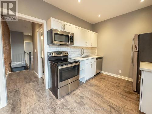 163 Emerald Street N, Hamilton, ON - Indoor Photo Showing Kitchen With Stainless Steel Kitchen