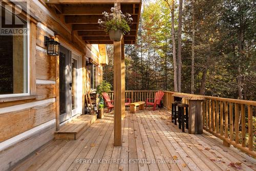 3702 Eagle Lake Road, South River, ON - Outdoor With Deck Patio Veranda With Exterior