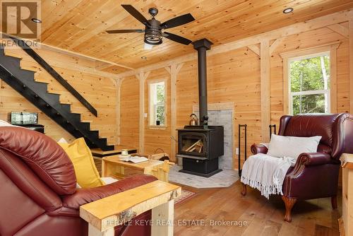 3702 Eagle Lake Road, South River, ON - Indoor With Fireplace