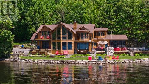 1211 Brydons Bay Road, Gravenhurst, ON - Outdoor With Body Of Water With Deck Patio Veranda