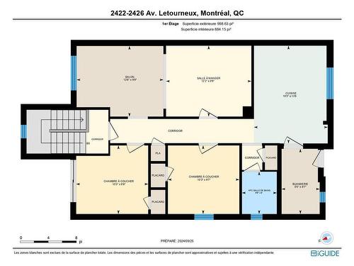 Plan (croquis) - 2422  - 2426 Av. Letourneux, Montréal (Mercier/Hochelaga-Maisonneuve), QC - Other