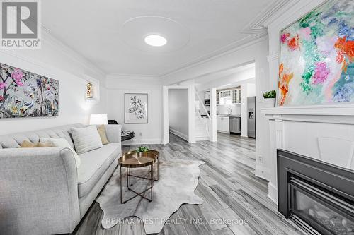 33 Church Street, Toronto, ON - Indoor Photo Showing Living Room With Fireplace