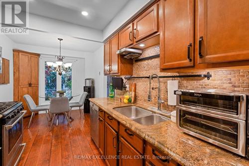 7 Lady Stewart Boulevard, Brampton, ON - Indoor Photo Showing Kitchen With Double Sink