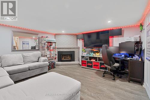 7 Lady Stewart Boulevard, Brampton, ON - Indoor With Fireplace