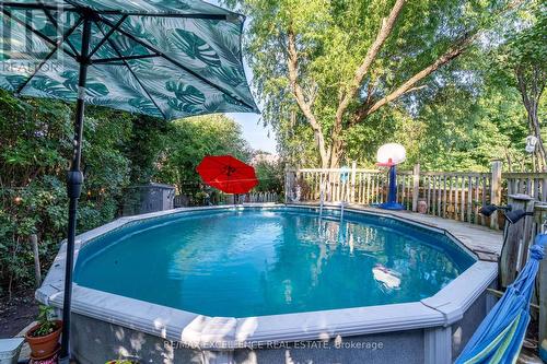 7 Lady Stewart Boulevard, Brampton, ON - Outdoor With Above Ground Pool