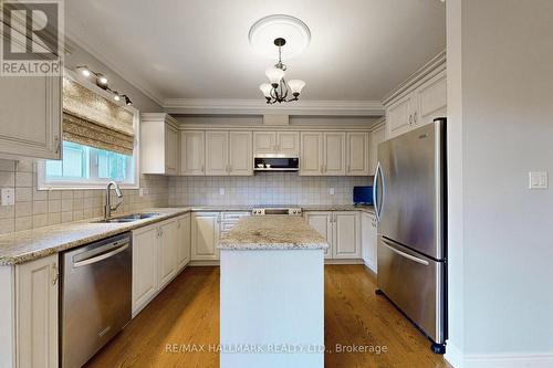 243 Via Campanile Road, Vaughan, ON - Indoor Photo Showing Kitchen With Stainless Steel Kitchen With Double Sink