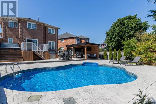 1142 Old Oak Drive, Oakville, ON - Outdoor With In Ground Pool With Deck Patio Veranda