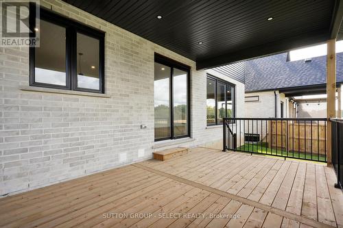 53 Briscoe Crescent, Strathroy-Caradoc (Ne), ON - Outdoor With Deck Patio Veranda With Exterior