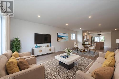 Virtual Staged - 2640 9Th Avenue E, Owen Sound, ON - Indoor Photo Showing Living Room