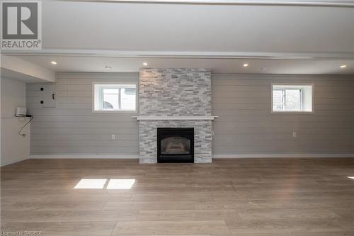 Rec. Room - 2640 9Th Avenue E, Owen Sound, ON - Indoor With Fireplace